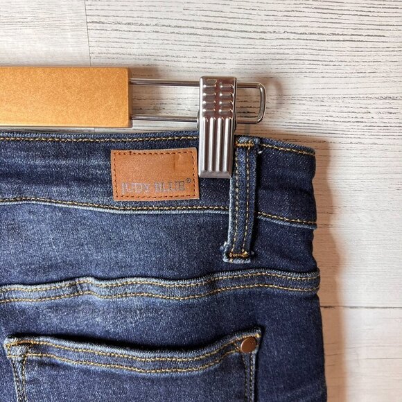 Judy Blue Jeans Womens SZ 11/30 Fremont High Rise Dark Wash Skinny Cotton Blend - Picture 11 of 16